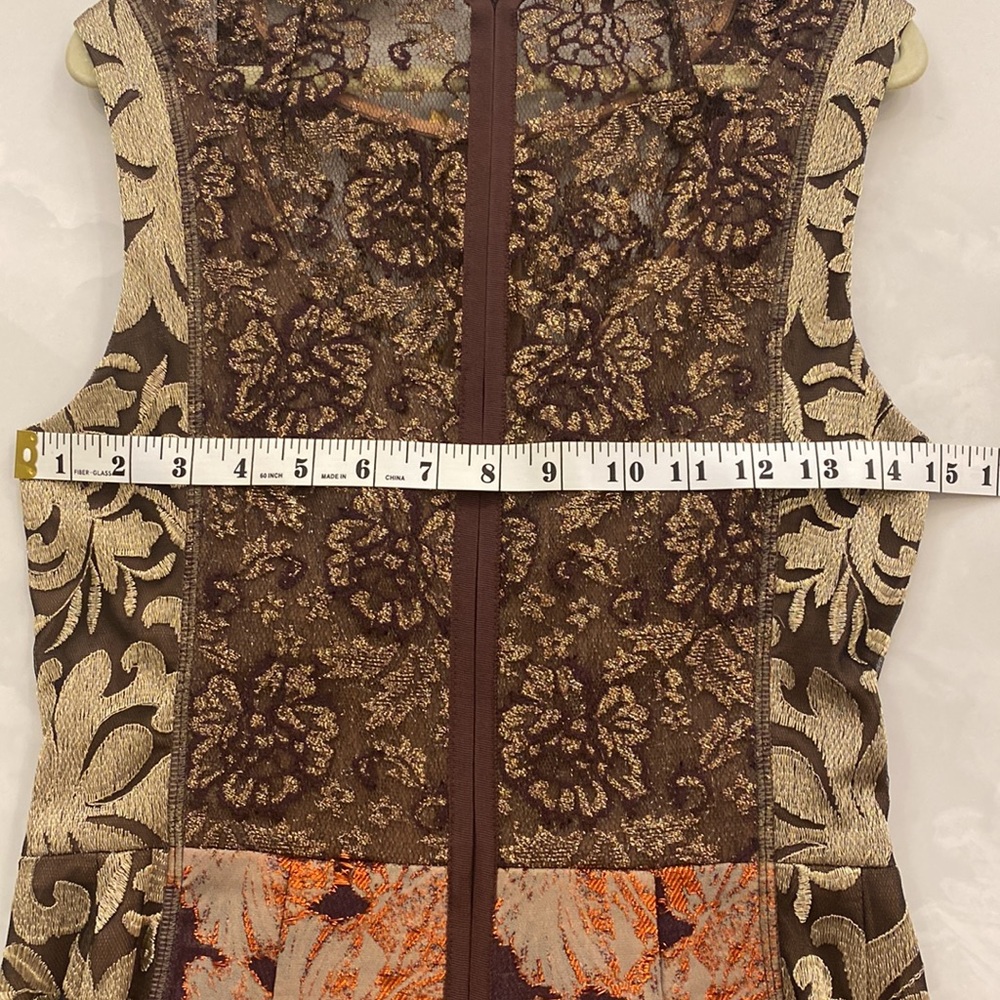 Byron Lars Beauty Mark Anthropologie Brocade Dress Size 4 New - Picture 6 of 6